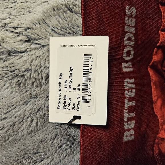 Better Bodies Women's Red Leggings - Picture 4 of 10